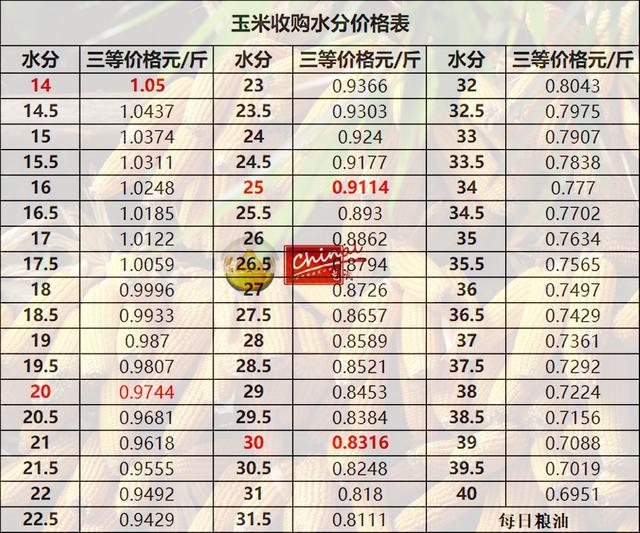 最新玉米价格走势动态分析