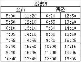 金枫线最新时刻表全面解析